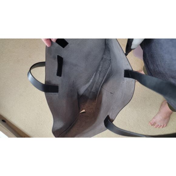 Neiman Marcus Black Handbag 13" Tall 16" Wide - Picture 7 of 7